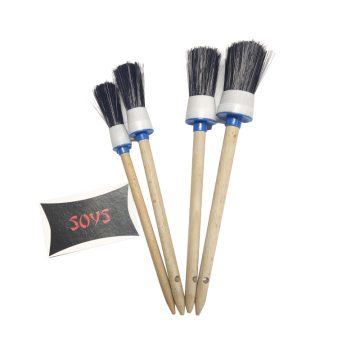 Master supplying round bristle detailing brush set car detailing brush